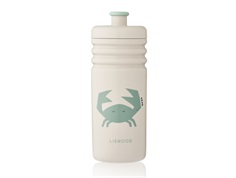 Liewood oh crab/sandy statement water bottle Lionel 500ml